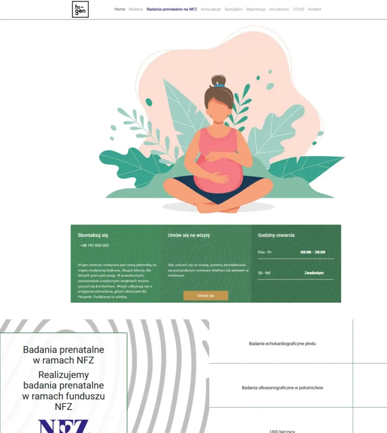 Strona internetowa WordPress Hi-Gen