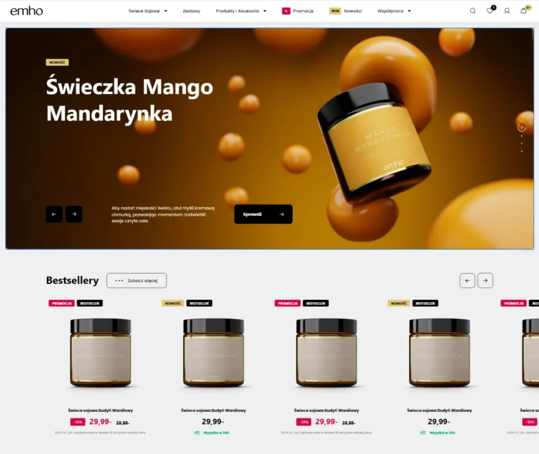 Stworzenie sklepu internetowego - emho